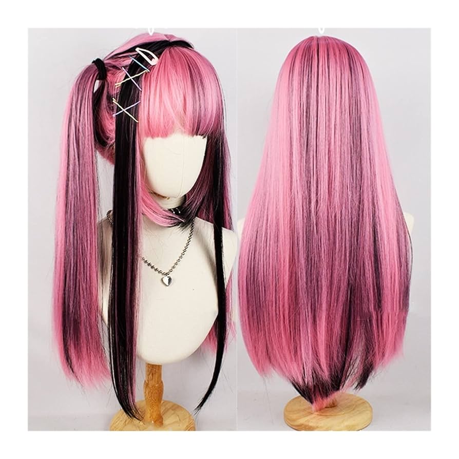 ギンカウィンカ　ドレスドヘアー 人毛100 ピンクパープル系　前髪ウィッグ ギンカウィンカ ドレスドヘアー 人毛100 ピンクパープル系 前髪